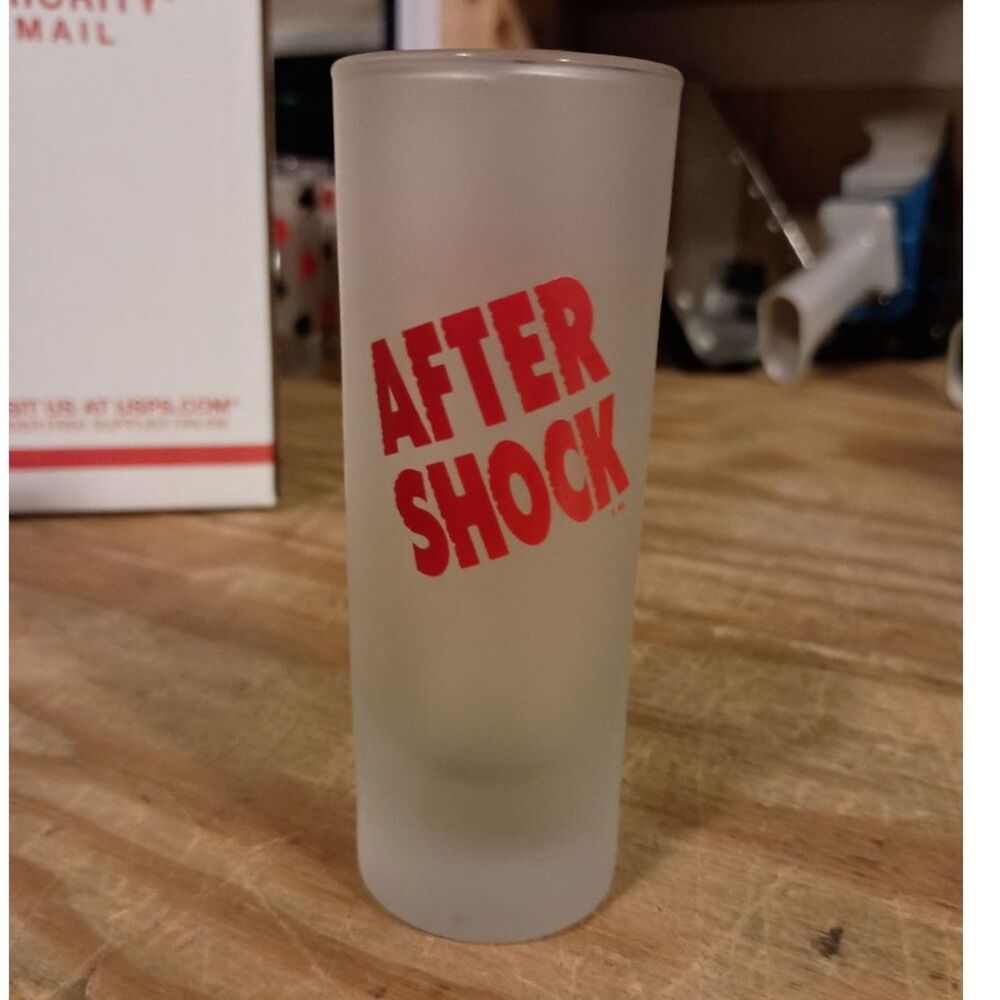 AFTER SHOCK Shot Glass, Souvenir Shot Glasses, #9
